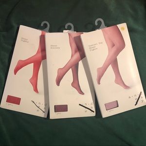 Red/pink hues Tights Bundle! ♥️💜💗